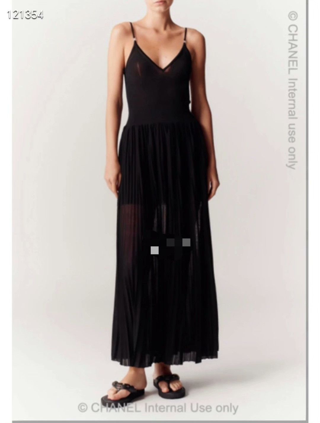 Chanel Chanel 23P Black Knit Camisole Dress Size XXS / US 00 / IT 34 - 8 Thumbnail