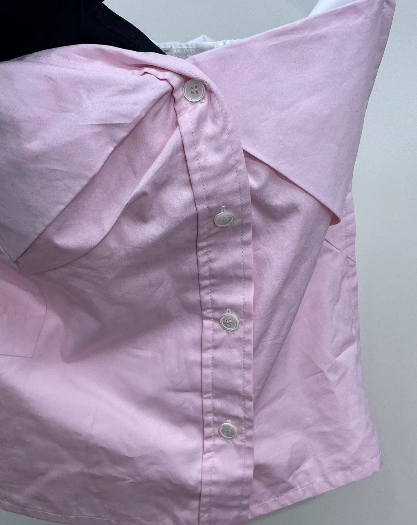 Miu Miu Miu Miu 2025 Pink Irregular Strapless Top Size XS / US 0-2 / IT 36-38 - 4 Thumbnail