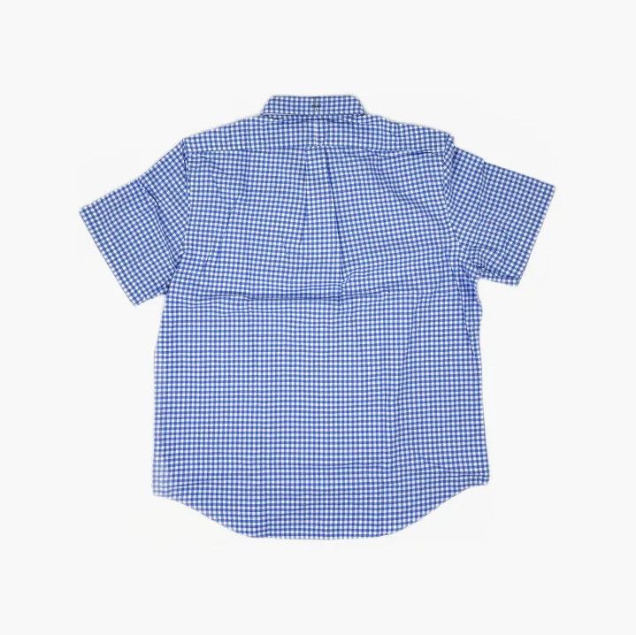 Polo Ralph Lauren Polo Ralph Lauren Blue Check Short Sleeve Shirt Size US L / EU 52-54 / 3 - 3 Thumbnail