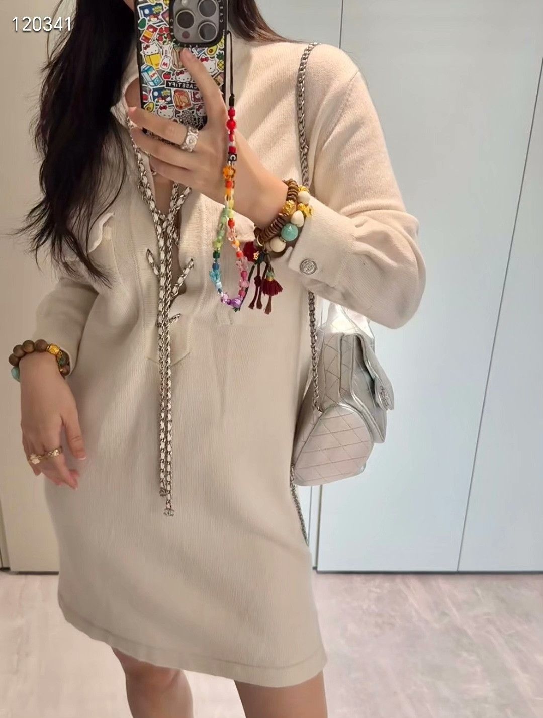 Chanel Chanel 23P Chain Knit Dress Size XXS / US 00 / IT 34 - 8 Thumbnail
