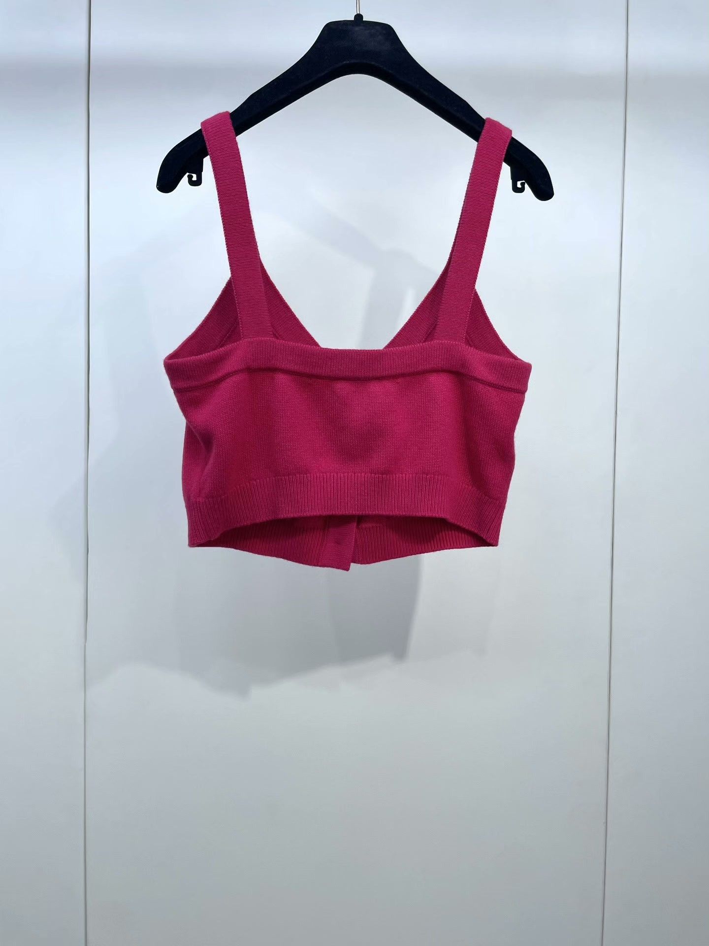 Chanel Chanel 22B Pink Cashmere Knit Vest Size S / US 4 / IT 40 - 2 Thumbnail