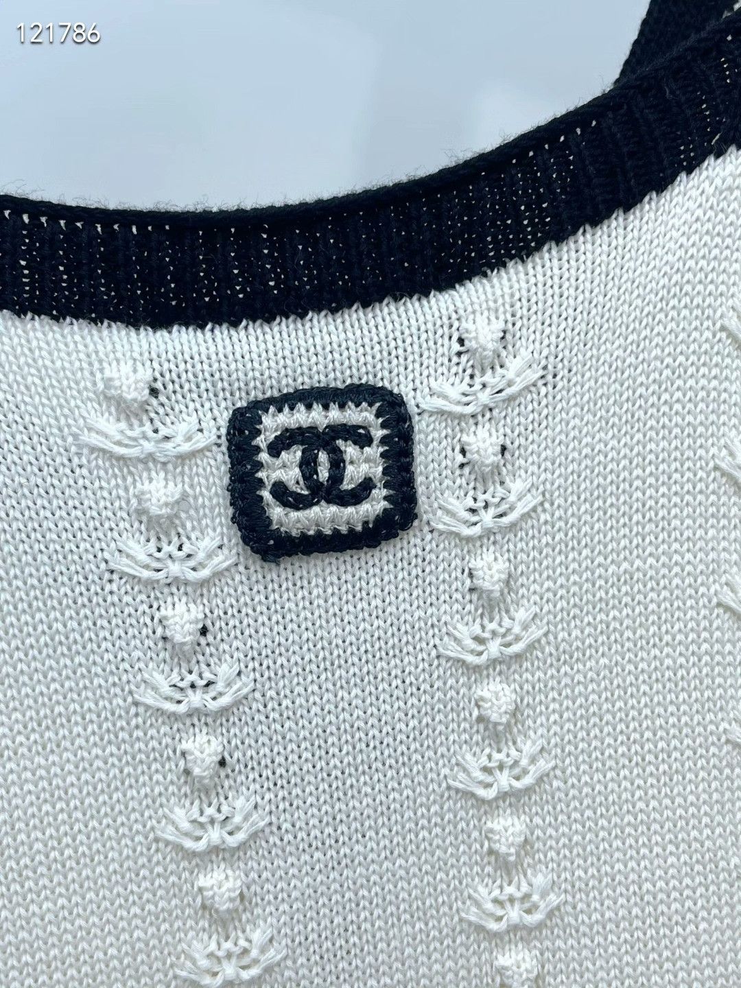 Chanel Chanel 26P Milk White Knit Camisole Dress Size S / US 4 / IT 40 - 3 Thumbnail