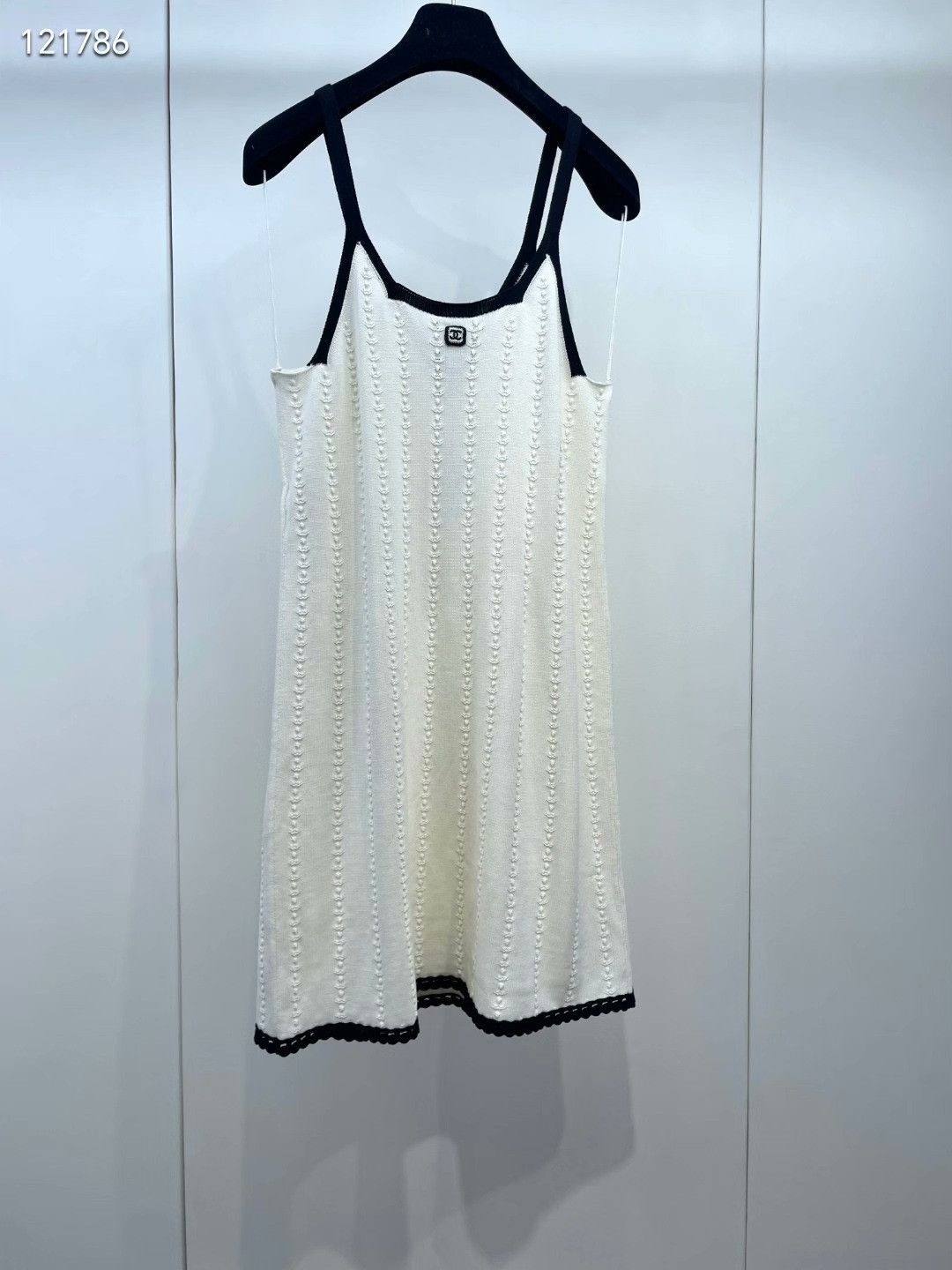 Chanel Chanel 26P Milk White Knit Camisole Dress Size S / US 4 / IT 40 - 2 Thumbnail
