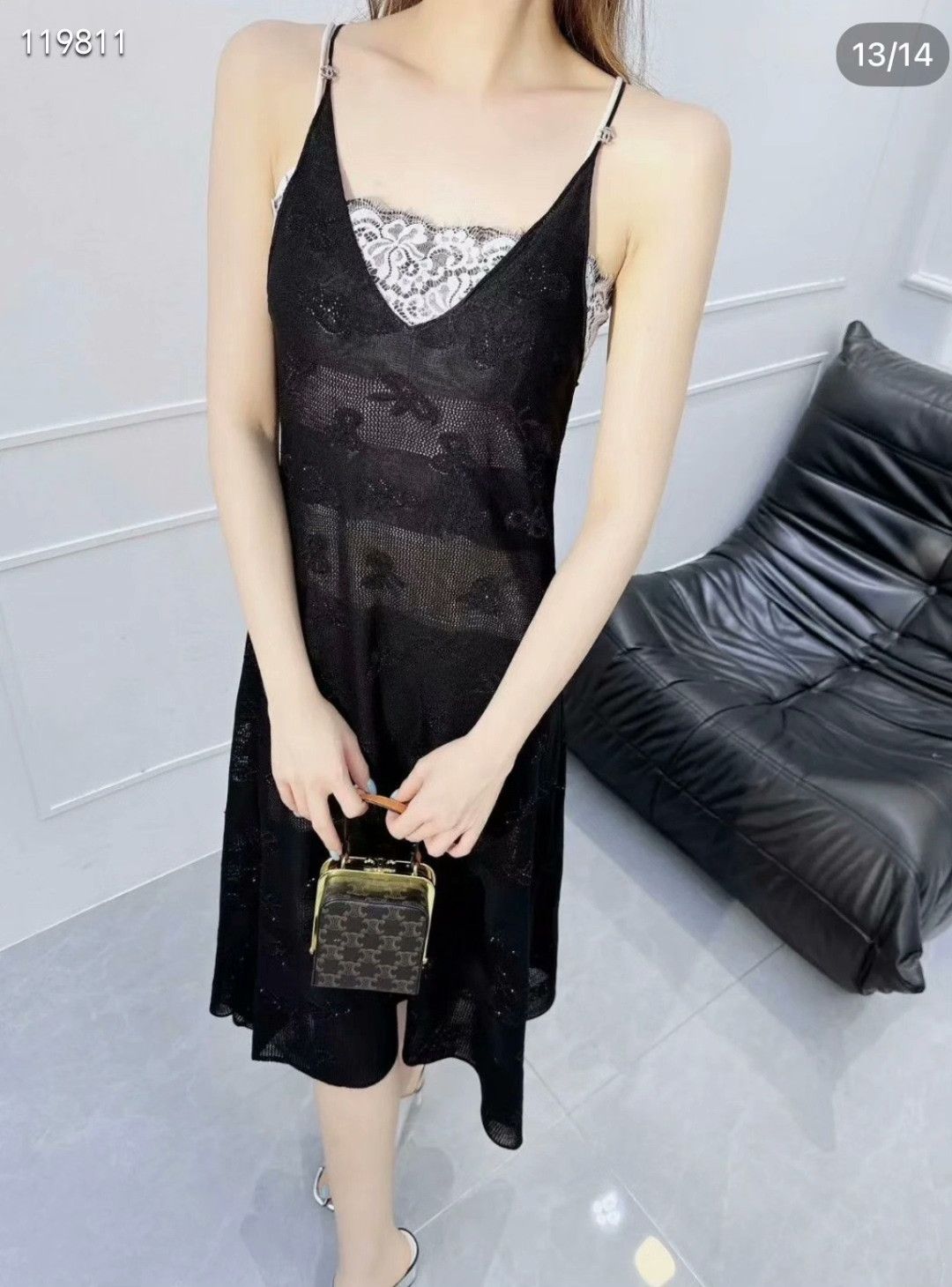 Chanel Chanel 2024 Crystal Bow Cutout Dress Size S / US 4 / IT 40 - 8 Thumbnail