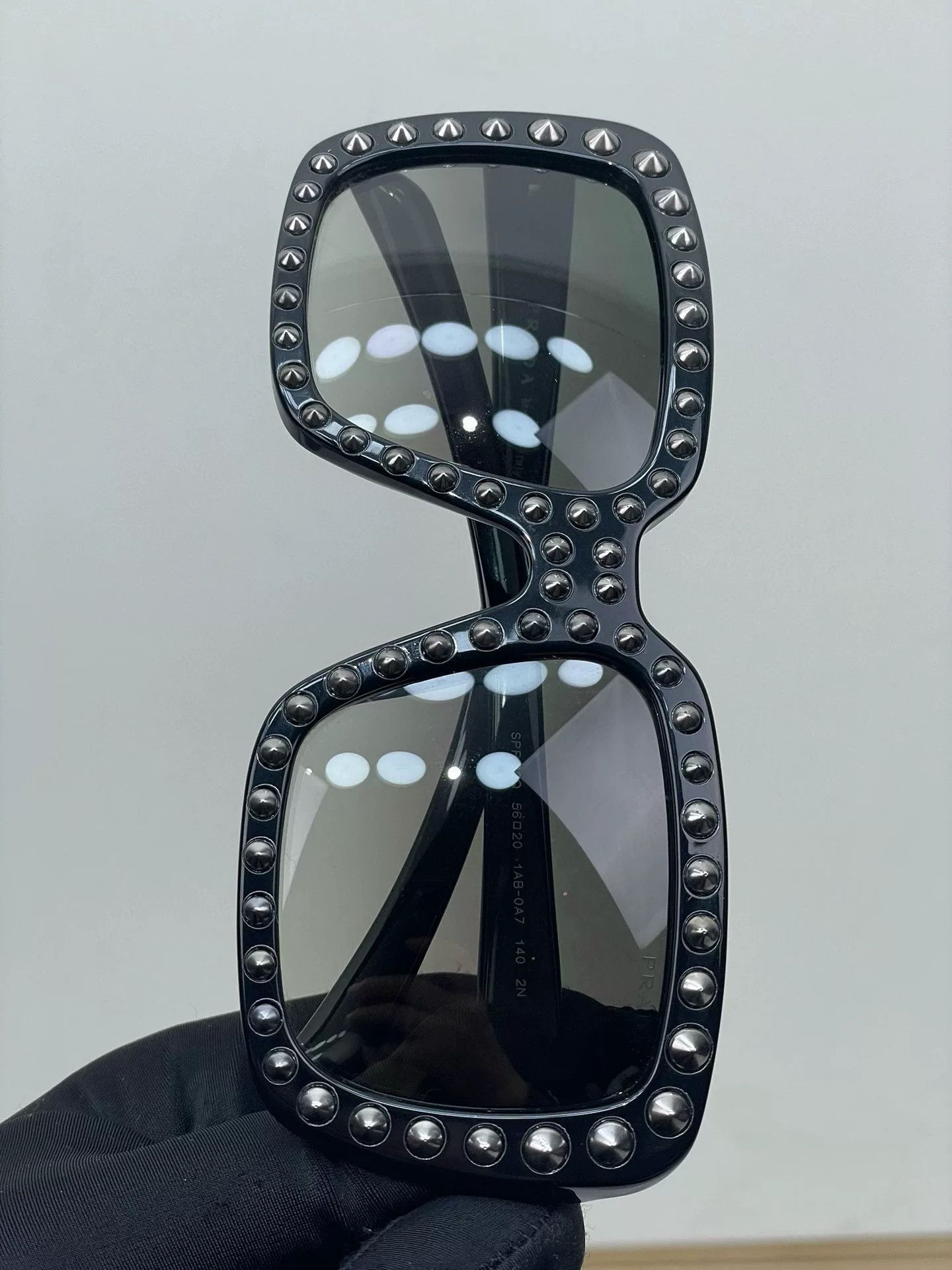 Prada PRADA Studded Sunglasses Clearance Size ONE SIZE - 2 Thumbnail