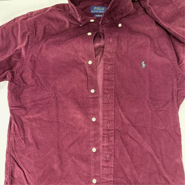 Polo Ralph Lauren Polo Ralph Lauren Men's Solid Logo Embroidered Long-Sleeve Shirt Size US S / EU 44-46 / 1 - 5 Thumbnail