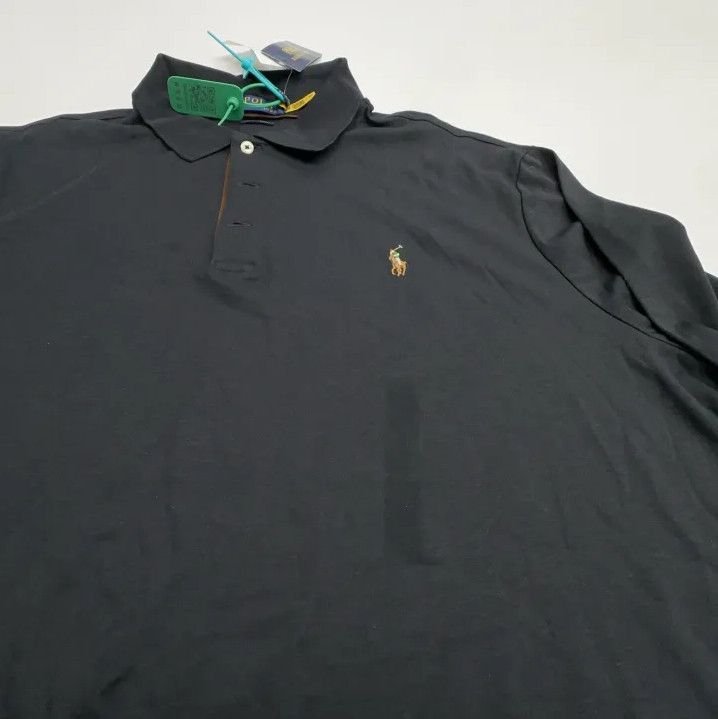Polo Ralph Lauren Polo Ralph Lauren Custom Slim Logo Embroidered Long Sleeve Polo Size US XL / EU 56 / 4 - 5 Thumbnail