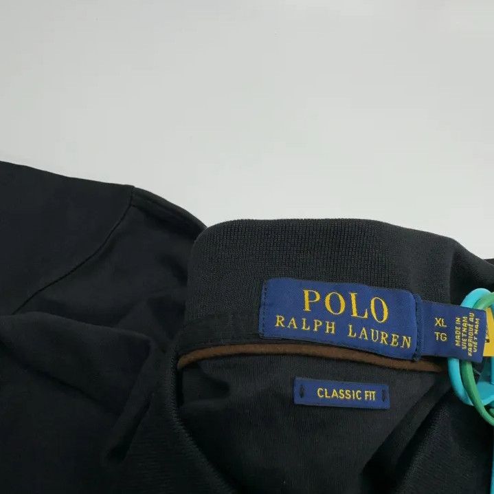 Polo Ralph Lauren Polo Ralph Lauren Custom Slim Logo Embroidered Long Sleeve Polo Size US XL / EU 56 / 4 - 2 Thumbnail