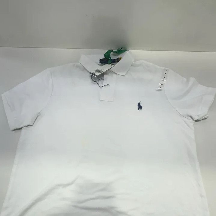 Polo Ralph Lauren Polo Ralph Lauren Men's White Logo Polo Shirt Size US M / EU 48-50 / 2 - 9 Thumbnail