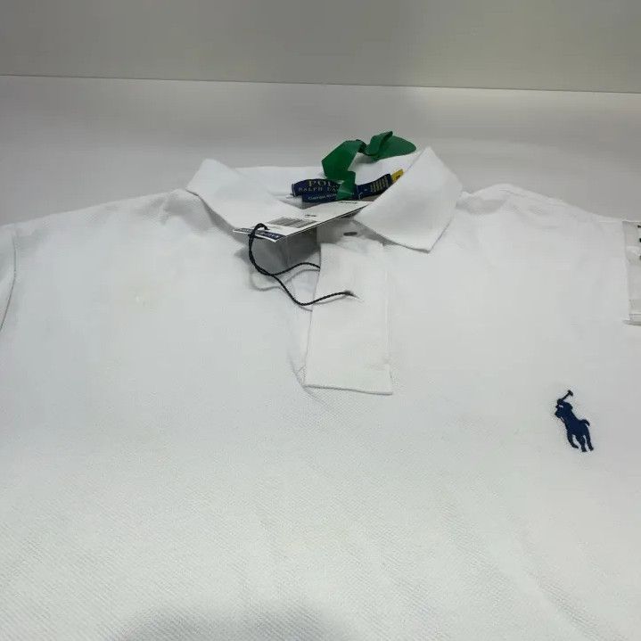 Polo Ralph Lauren Polo Ralph Lauren Men's White Logo Polo Shirt Size US M / EU 48-50 / 2 - 7 Thumbnail