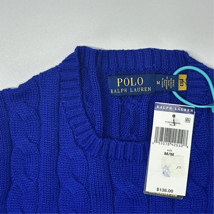 Polo Ralph Lauren Polo Ralph Lauren Cable Knit Logo Embroidery Sweater Size US M / EU 48-50 / 2 - 2 Thumbnail