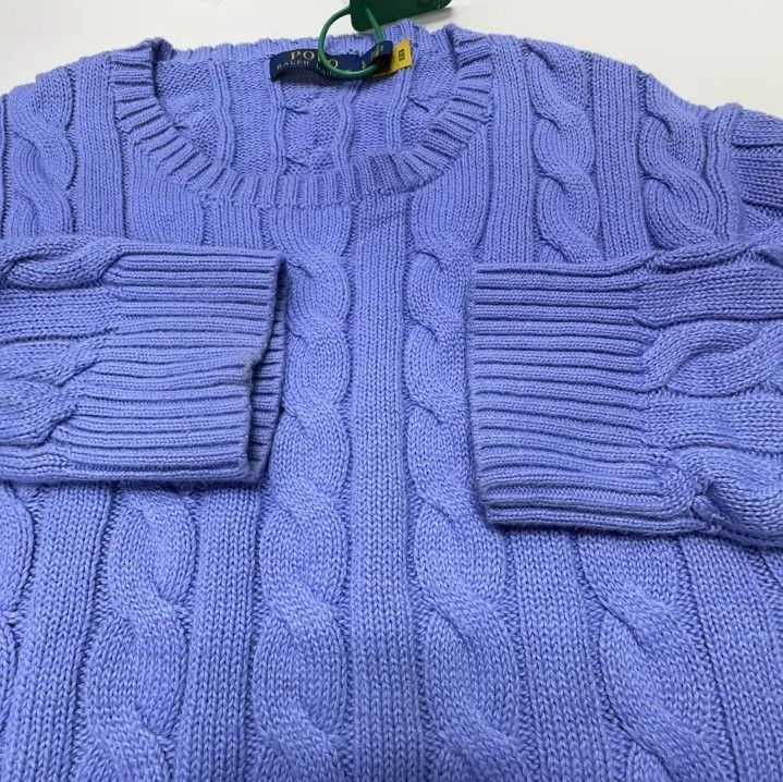 Polo Ralph Lauren Polo Ralph Lauren SS22 Logo Embroidered Crew Neck Sweater Size US L / EU 52-54 / 3 - 5 Thumbnail