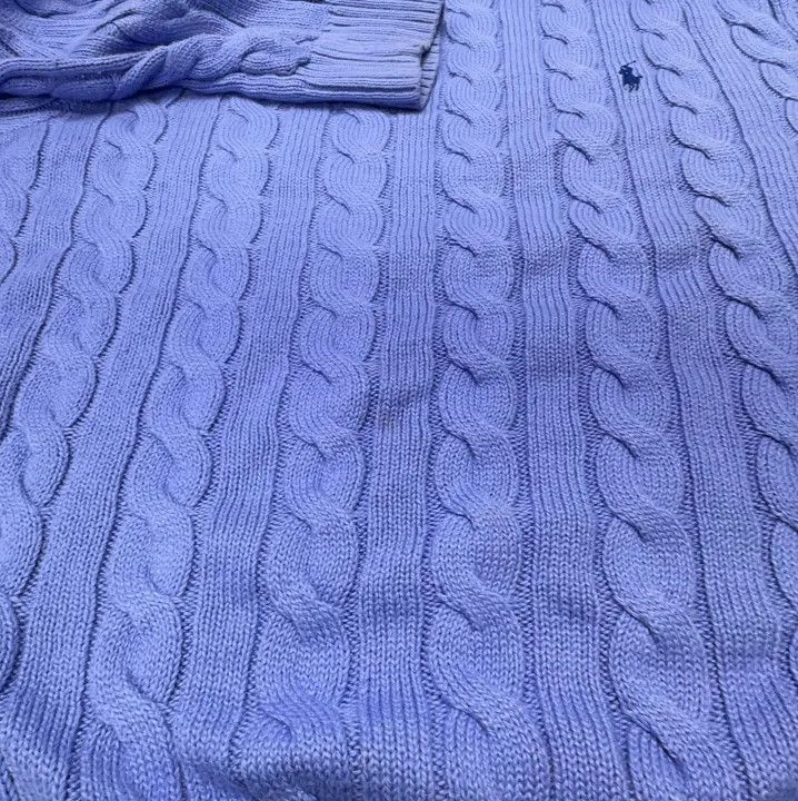Polo Ralph Lauren Polo Ralph Lauren SS22 Logo Embroidered Crew Neck Sweater Size US L / EU 52-54 / 3 - 6 Thumbnail