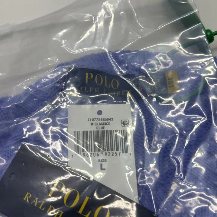Polo Ralph Lauren Polo Ralph Lauren SS22 Logo Embroidered Crew Neck Sweater Size US L / EU 52-54 / 3 - 3 Thumbnail