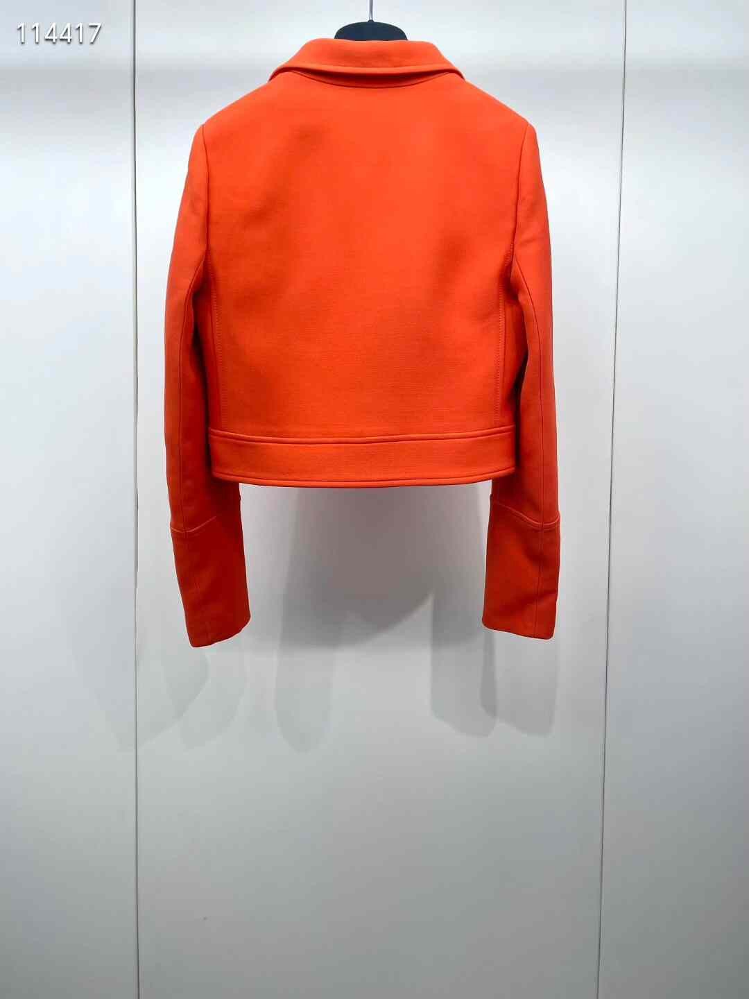 Dior Dior 2022 SS Orange Double-Breasted Coat Size XS / US 0-2 / IT 36-38 - 2 Thumbnail
