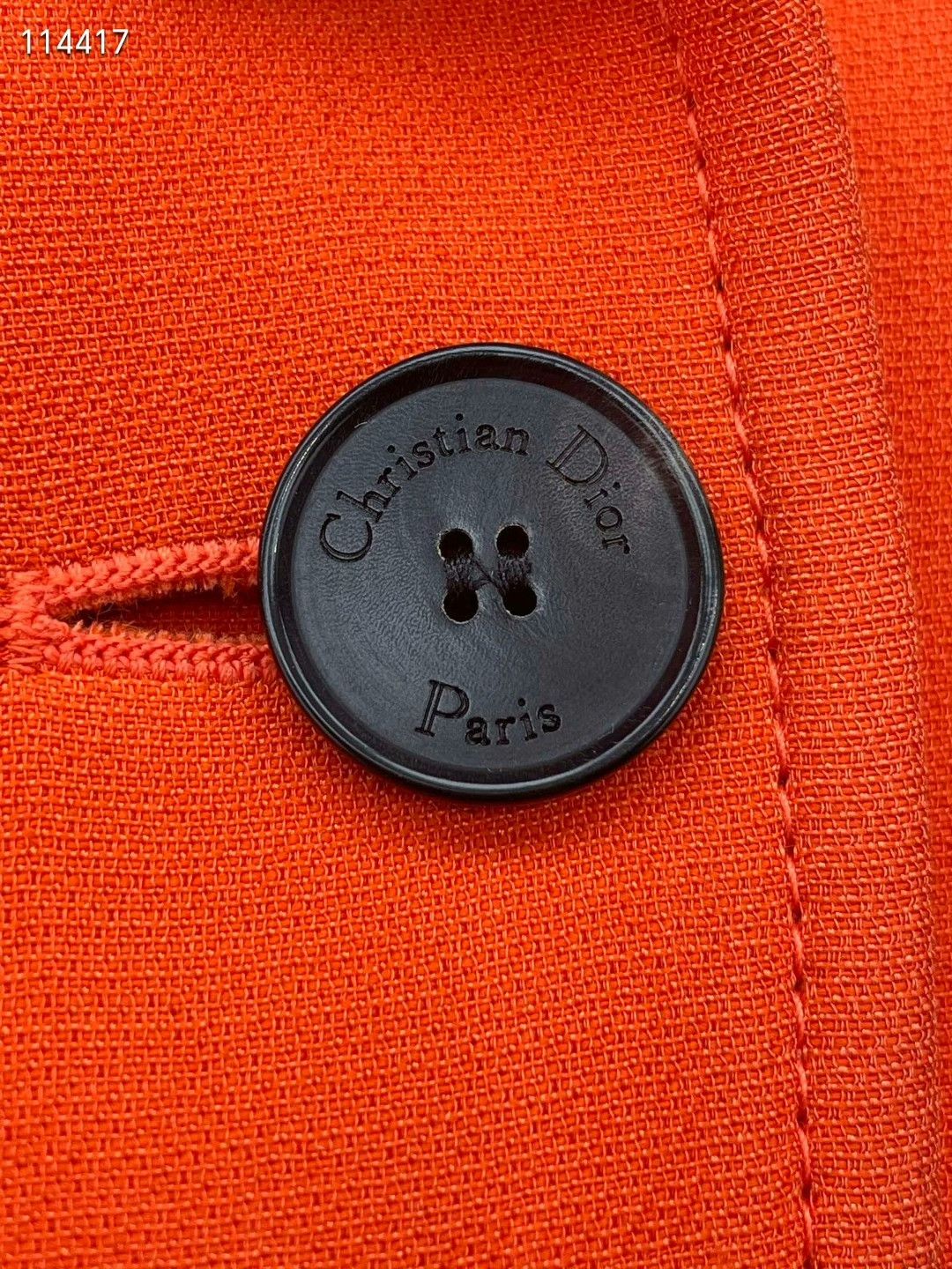 Dior Dior 2022 SS Orange Double-Breasted Coat Size XS / US 0-2 / IT 36-38 - 8 Thumbnail