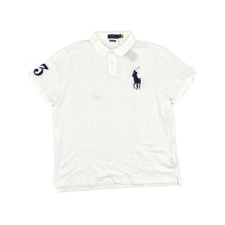 Polo Ralph Lauren Polo Ralph Lauren Classic Logo Embroidered Short Sleeve Polo Size US XXL / EU 58 / 5 - 2 Thumbnail