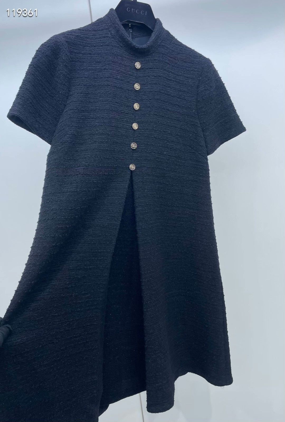 Gucci Gucci Black Logo Buckle Dress Size S / US 4 / IT 40 - 5 Thumbnail