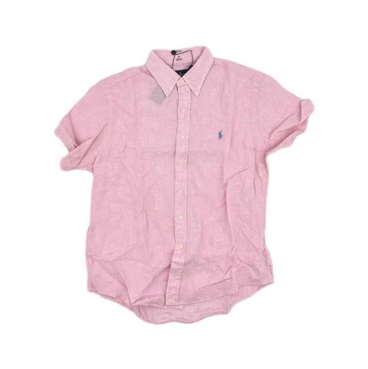 Polo Ralph Lauren Polo Ralph Lauren Solid Logo Embroidered Short Sleeve Shirt Size US M / EU 48-50 / 2 - 2 Thumbnail