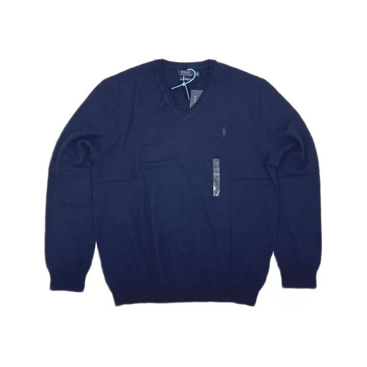 Polo Ralph Lauren Polo Ralph Lauren Pony Logo V-Neck Slim Sweater Size US M / EU 48-50 / 2 - 2 Thumbnail