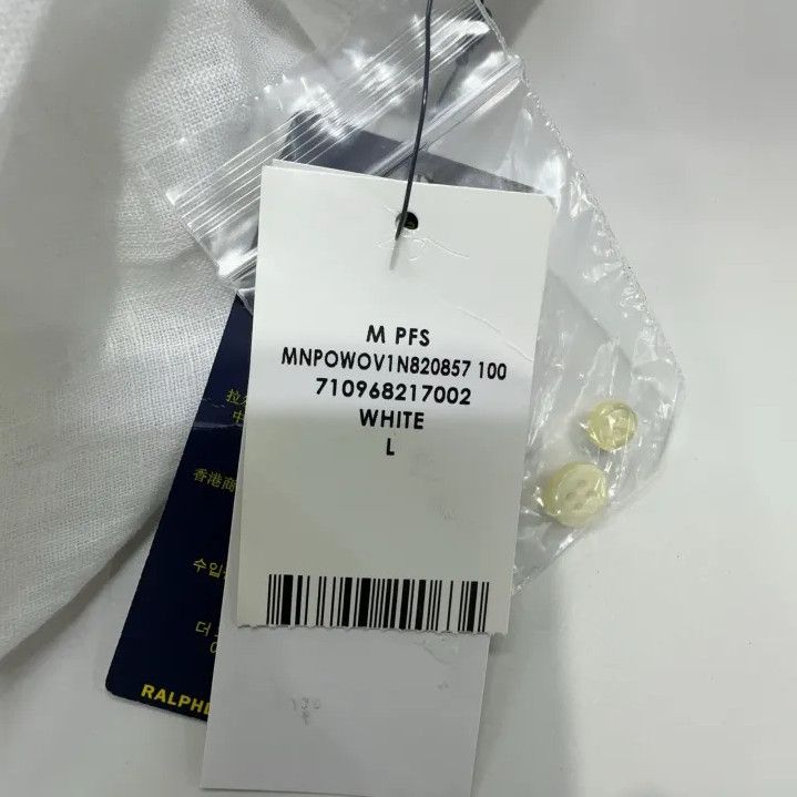 Polo Ralph Lauren Polo Ralph Lauren SS23 White Logo Short Sleeve Shirt Size US L / EU 52-54 / 3 - 7 Thumbnail