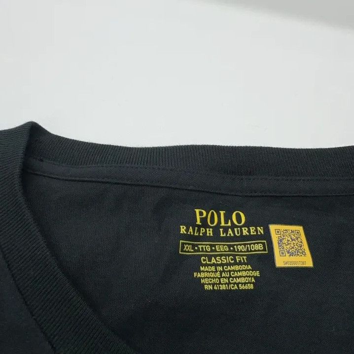 Polo Ralph Lauren Polo Ralph Lauren Men's Black Long-Sleeve T-Shirt Size US XXL / EU 58 / 5 - 3 Thumbnail