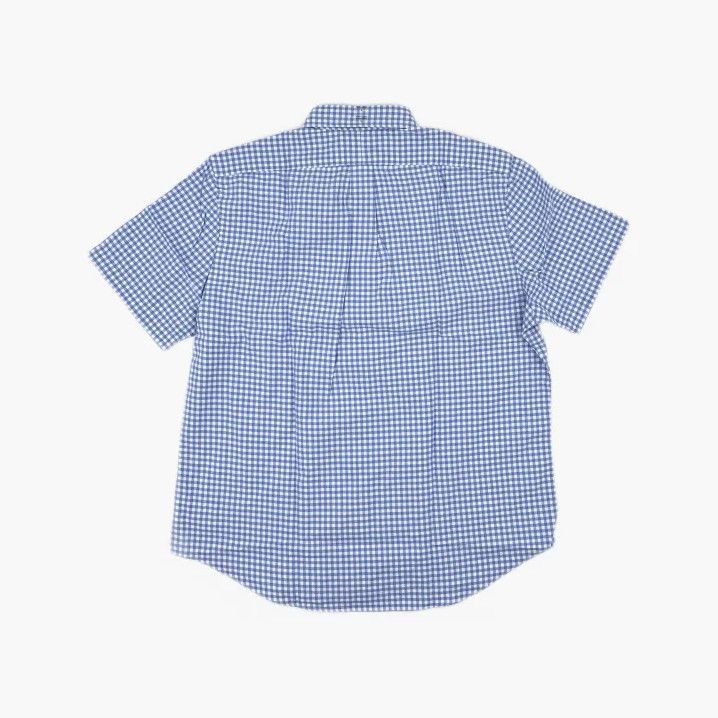 Polo Ralph Lauren Polo Ralph Lauren Blue Check Short-Sleeve Shirt Size US L / EU 52-54 / 3 - 3 Thumbnail