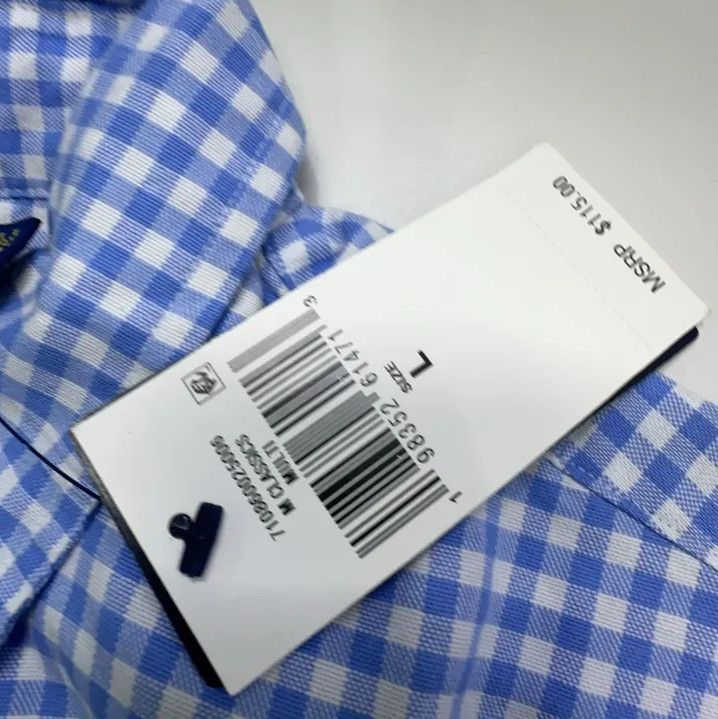 Polo Ralph Lauren Polo Ralph Lauren Blue Check Short-Sleeve Shirt Size US L / EU 52-54 / 3 - 6 Thumbnail