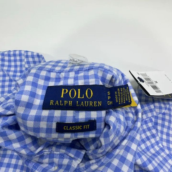 Polo Ralph Lauren Polo Ralph Lauren Blue Check Short-Sleeve Shirt Size US S / EU 44-46 / 1 - 6 Thumbnail