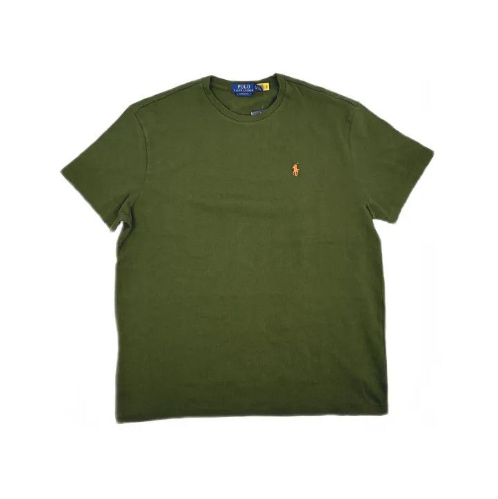 Polo Ralph Lauren Polo Ralph Lauren Solid Round Neck Short Sleeve Size US L / EU 52-54 / 3 - 2 Thumbnail