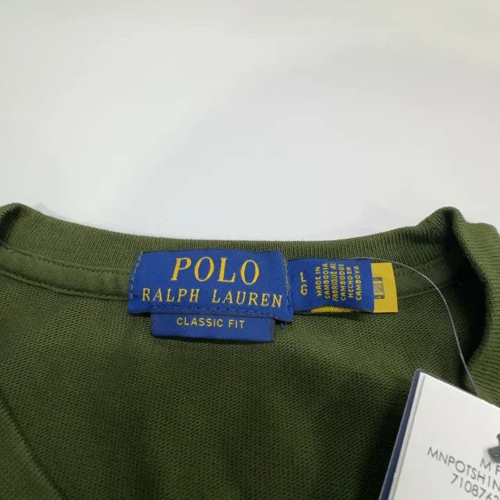 Polo Ralph Lauren Polo Ralph Lauren Solid Round Neck Short Sleeve Size US L / EU 52-54 / 3 - 4 Thumbnail