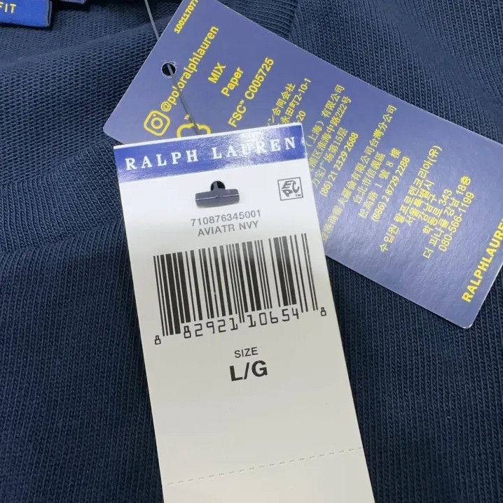 Polo Ralph Lauren Polo Ralph Lauren Embroidered Logo Crew Neck T-Shirt Size US L / EU 52-54 / 3 - 5 Thumbnail