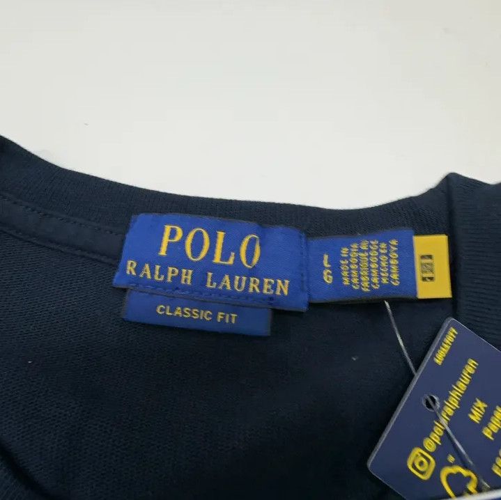 Polo Ralph Lauren Polo Ralph Lauren Embroidered Logo Crew Neck T-Shirt Size US L / EU 52-54 / 3 - 6 Thumbnail