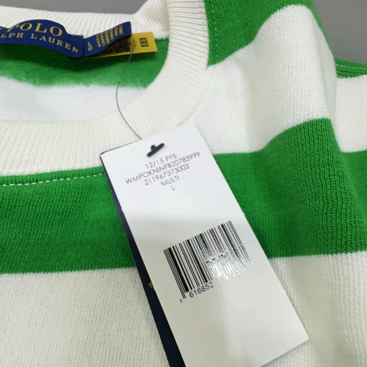 Polo Ralph Lauren Polo Ralph Lauren Striped Long-Sleeve Sweatshirt Size US L / EU 52-54 / 3 - 5 Thumbnail