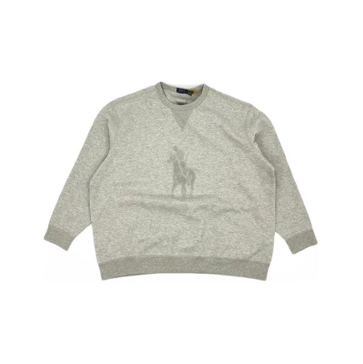Polo Ralph Lauren Polo Ralph Lauren Gray Long-Sleeve Sweatshirt Size US XXL / EU 58 / 5 - 2 Thumbnail