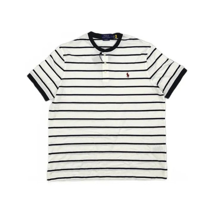 Polo Ralph Lauren Polo Ralph Lauren Striped Short-Sleeve Polo Size US L / EU 52-54 / 3 - 2 Thumbnail