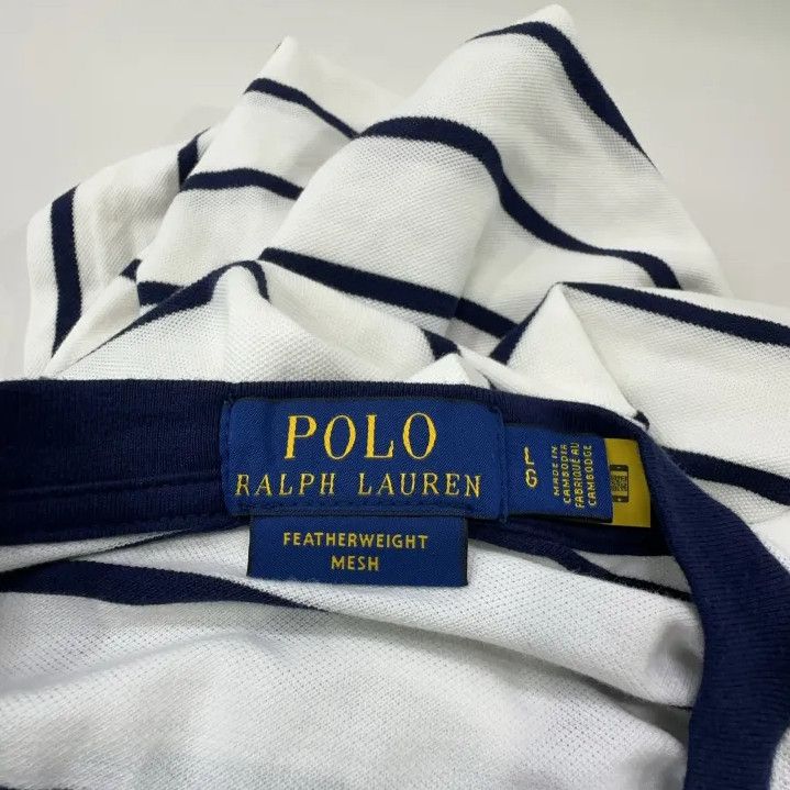 Polo Ralph Lauren Polo Ralph Lauren Striped Short-Sleeve Polo Size US L / EU 52-54 / 3 - 4 Thumbnail