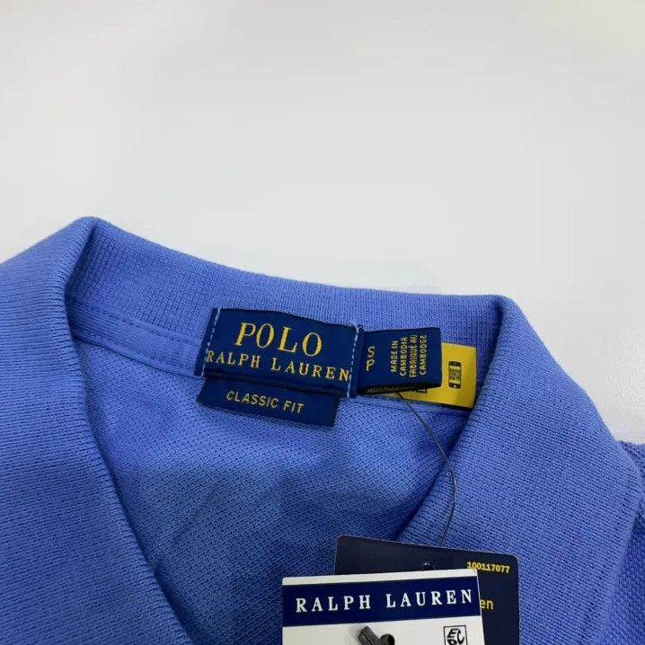 Polo Ralph Lauren Polo Ralph Lauren Solid Collar Short-Sleeve Polo Size US S / EU 44-46 / 1 - 6 Thumbnail