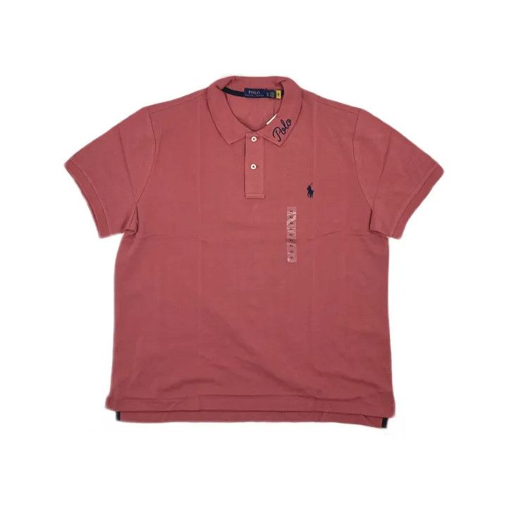 Polo Ralph Lauren Polo Ralph Lauren Coral Red Short Sleeve Polo Size US XL / EU 56 / 4 - 2 Thumbnail
