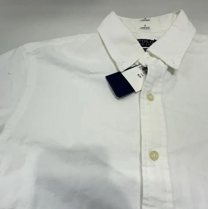 Polo Ralph Lauren Polo Ralph Lauren Men's White Short-Sleeve Casual Shirt Size US S / EU 44-46 / 1 - 10 Thumbnail