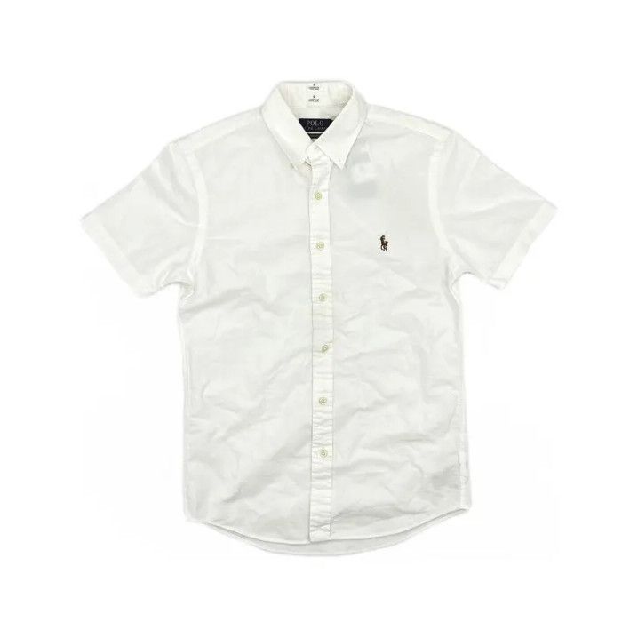 Polo Ralph Lauren Polo Ralph Lauren Men's White Short-Sleeve Casual Shirt Size US S / EU 44-46 / 1 - 2 Thumbnail