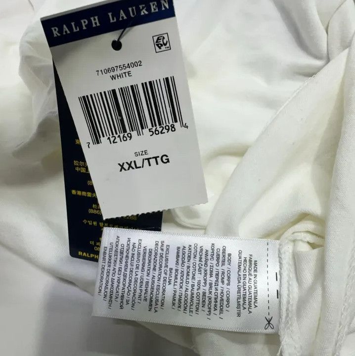Polo Ralph Lauren Polo Ralph Lauren SS23 Logo Embroidered Short-Sleeve T-Shirt Size US XXL / EU 58 / 5 - 5 Thumbnail