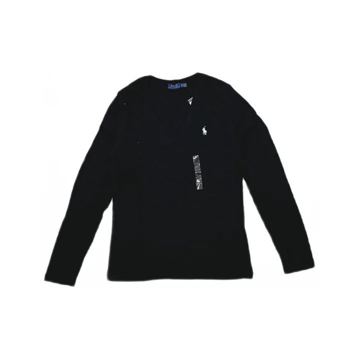Polo Ralph Lauren Polo Ralph Lauren Solid Pony Embroidered Long Sleeve T-Shirt Size US XL / EU 56 / 4 - 2 Thumbnail