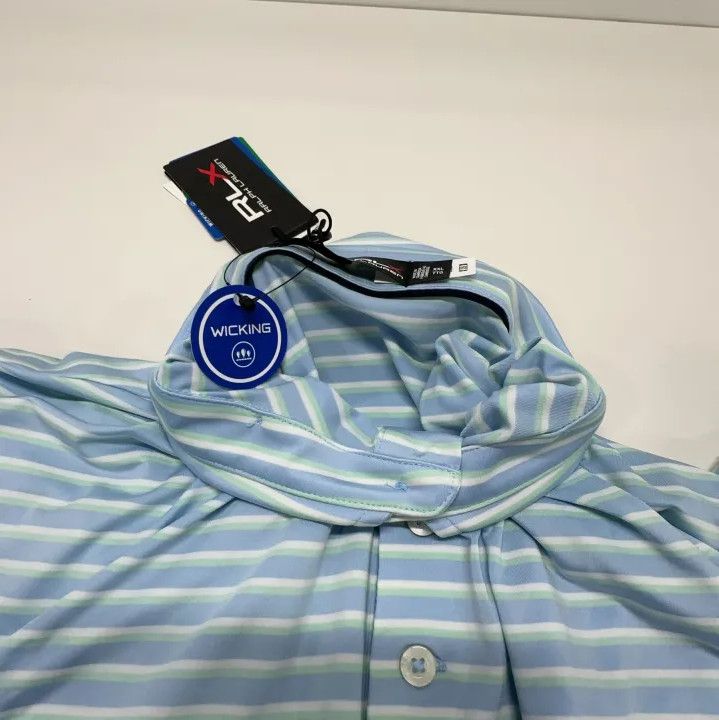 Polo Ralph Lauren Polo Ralph Lauren Striped Short-Sleeve Polo Size US XXL / EU 58 / 5 - 7 Thumbnail