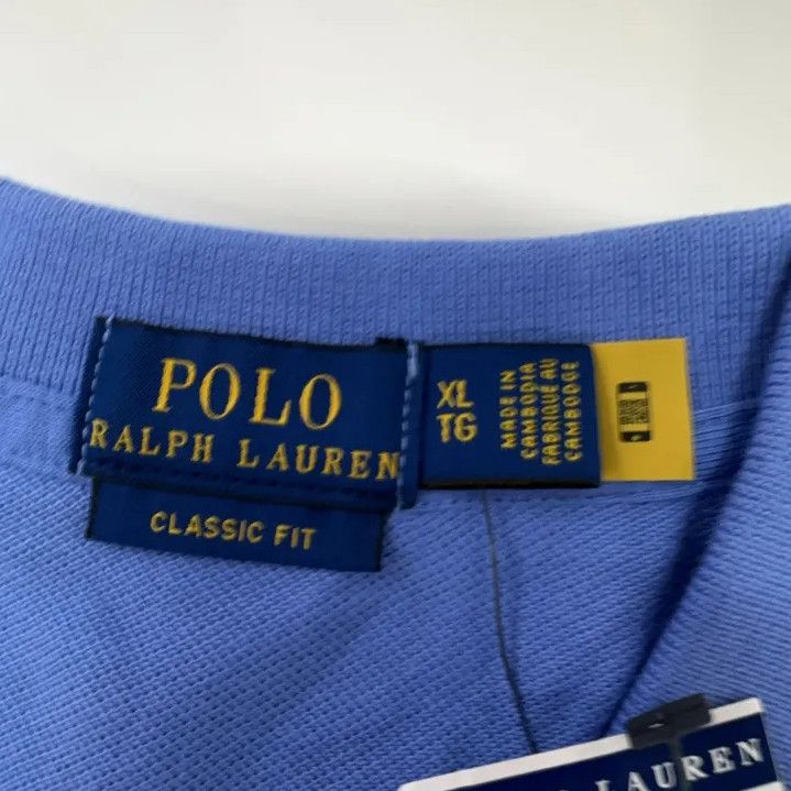 Polo Ralph Lauren Polo Ralph Lauren Solid Short-Sleeve Polo Size US XL / EU 56 / 4 - 5 Thumbnail