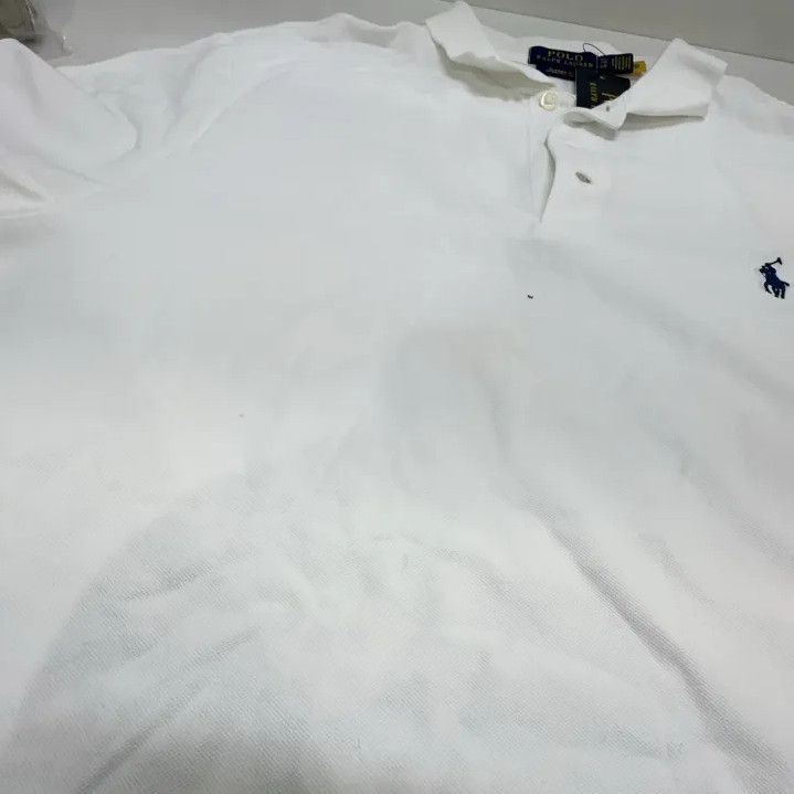 Polo Ralph Lauren Polo Ralph Lauren Men's White Short-Sleeve Polo Size US XL / EU 56 / 4 - 8 Thumbnail