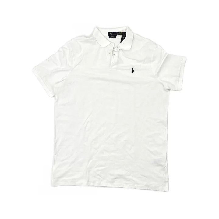 Polo Ralph Lauren Polo Ralph Lauren Men's White Short-Sleeve Polo Size US XL / EU 56 / 4 - 2 Thumbnail