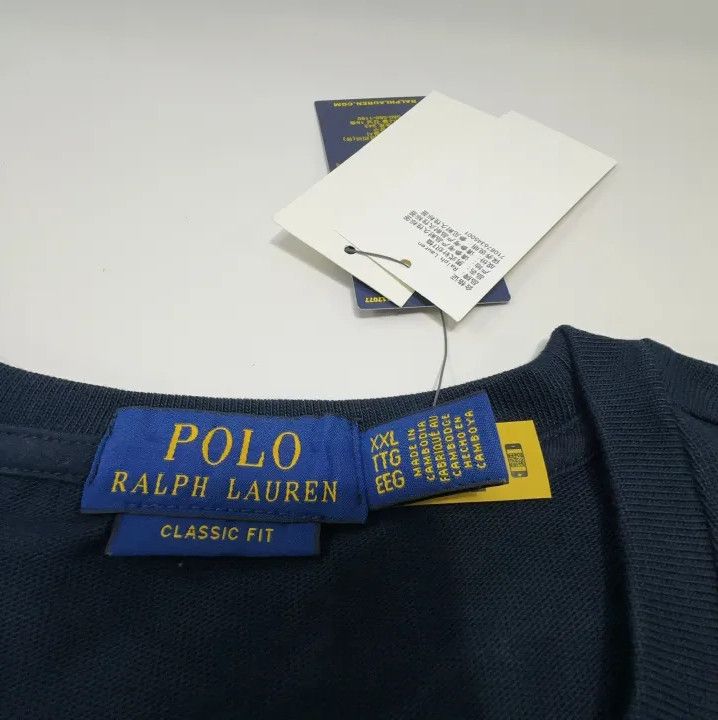 Polo Ralph Lauren Polo Ralph Lauren Knit Logo Short Sleeve T-Shirt Size US XXL / EU 58 / 5 - 4 Thumbnail