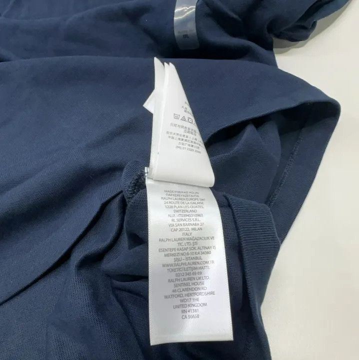 Polo Ralph Lauren Polo Ralph Lauren Knit Logo Short Sleeve T-Shirt Size US XXL / EU 58 / 5 - 6 Thumbnail