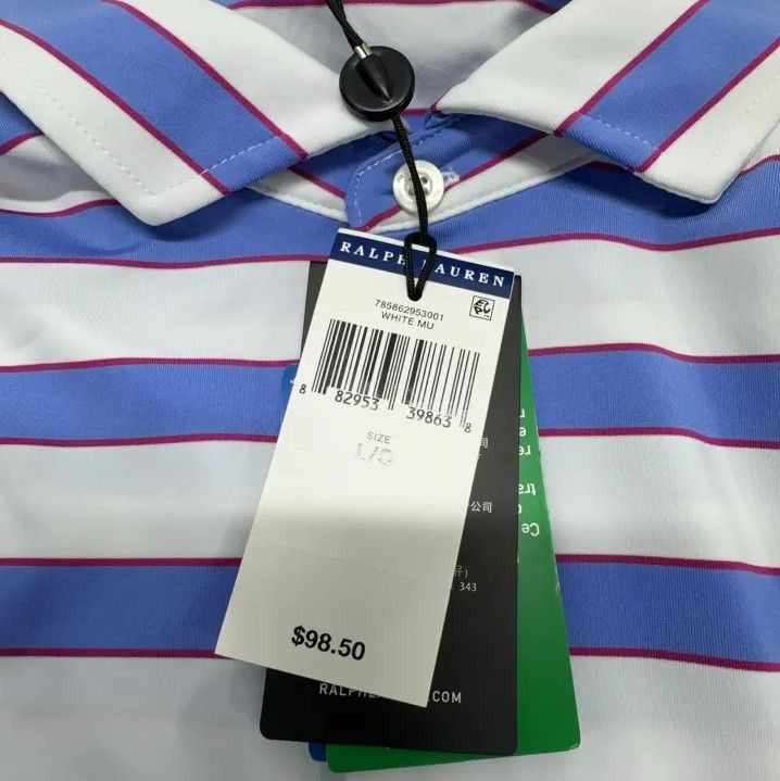Polo Ralph Lauren Polo Ralph Lauren Striped Short-Sleeve Polo Shirt Size US L / EU 52-54 / 3 - 5 Thumbnail
